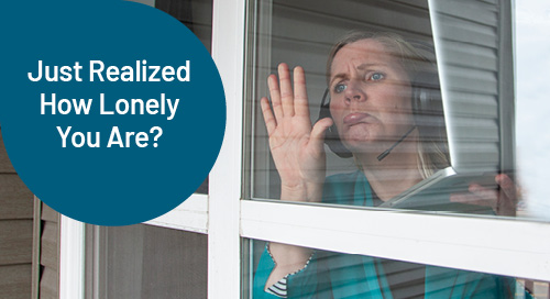 Lonely at home worker