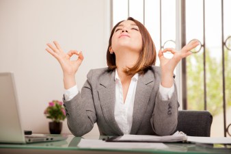 Meditating At The Office